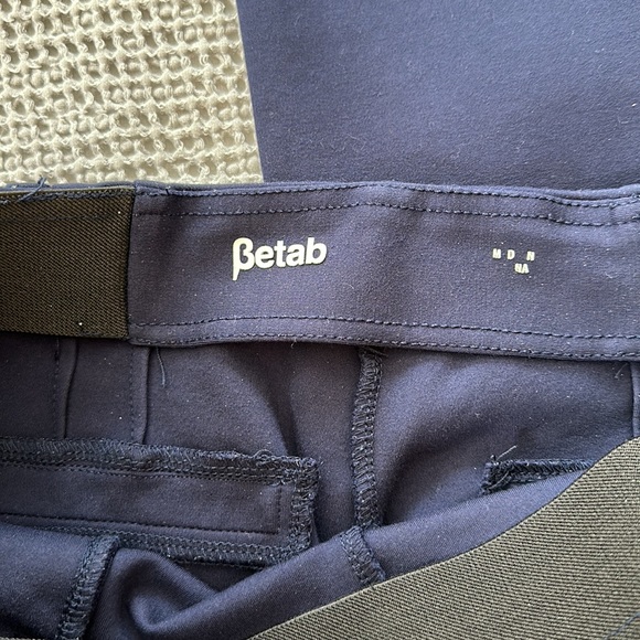 Betabrand Navy Work Pant Yoga Pant 2 Pocket - Medium - Picture 5 of 7